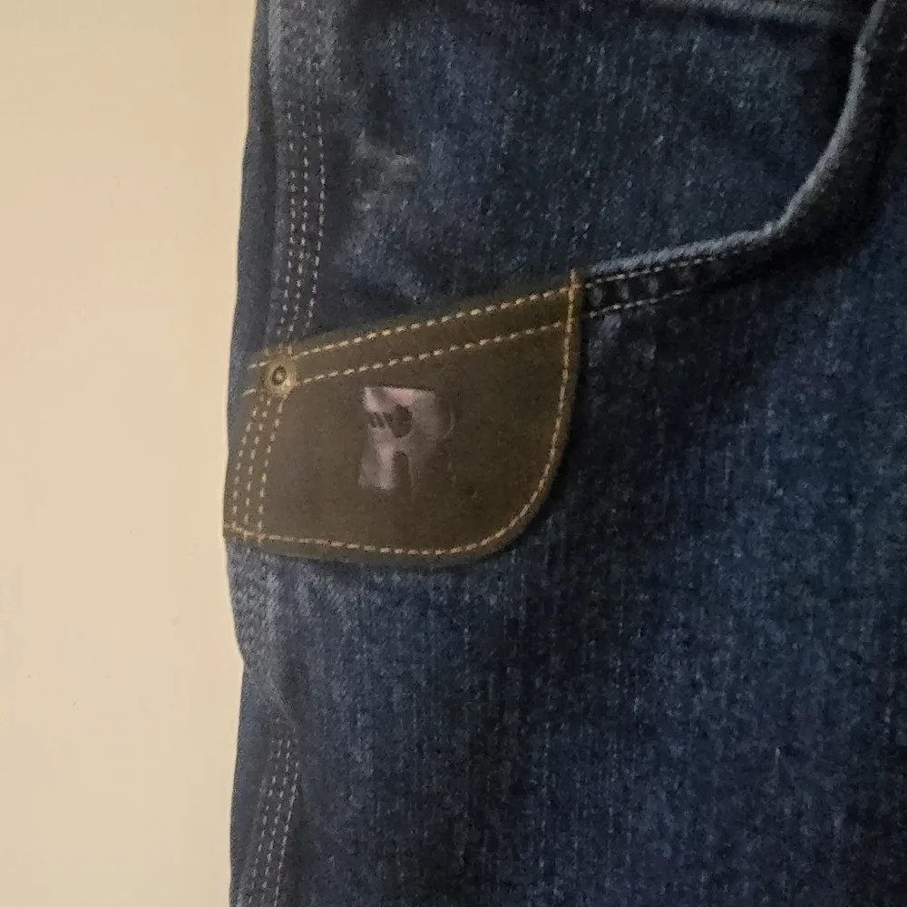 Wrangler Blue Relaxed Jeans Classic Fit Riggs Workwear Jeans Size 42x30